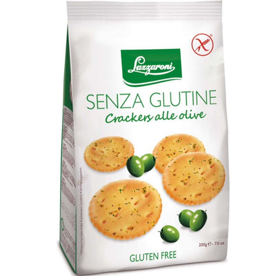 Lazzaroni Gluten Free Olive Cracker - 200g - Festival Fine Foods