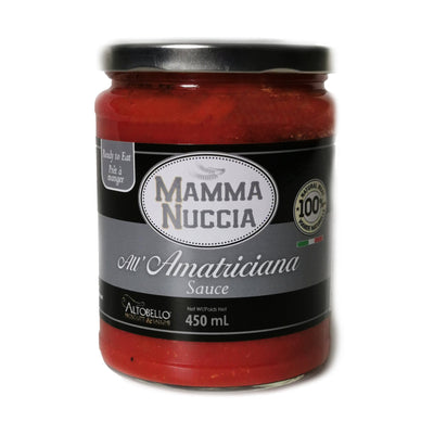 Mamma Nuccia Ready Made Alla Matriciana Sauce - 450ml - Festival Fine Foods