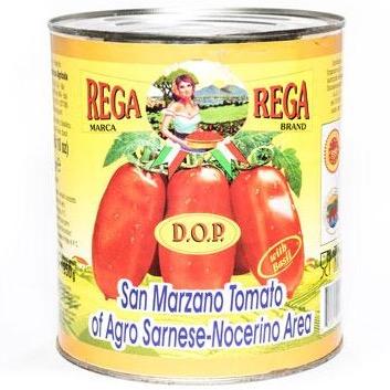 Rega San Marzano Whole Peeled Italian DOP Tomatoes 796ml - Festival Fine Foods