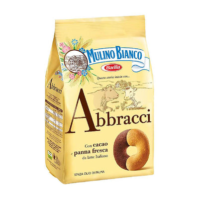 Mulino Bianco Biscuits ABBRACCI PANNA & COCOA - 350GR - Festival Fine Foods