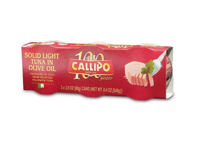 Callipo Yellowfin Tuna in Olive Oil 3pk - 80g Tins - Festival Fine Foods