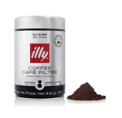 Illy Ground Drip Dark Roast Coffee - 250g - Festival Fine Foods