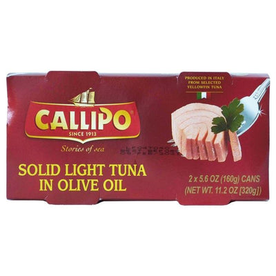 Callipo Yellowfin Tuna in Olive Oil 2pk - 160g Tins - Festival Fine Foods