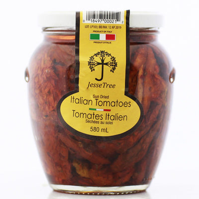 Jesse Tree Sundried Tomatoes in Oil (Glass Jar) - 580ml - Festival Fine Foods